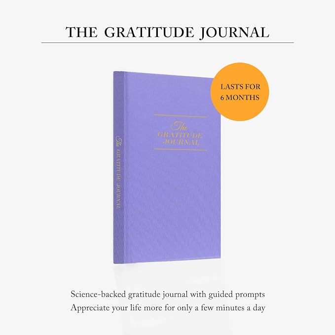 The Gratitude Journal - for More Mindfulness, Happiness, Positive Vibes, Affirmations, Productivity, and Self Reflection -Undated Daily Journal