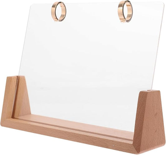 ARTIBETTER Desktop Decor Flip Calendar Parts Calendar Rack for Office Quick Setup