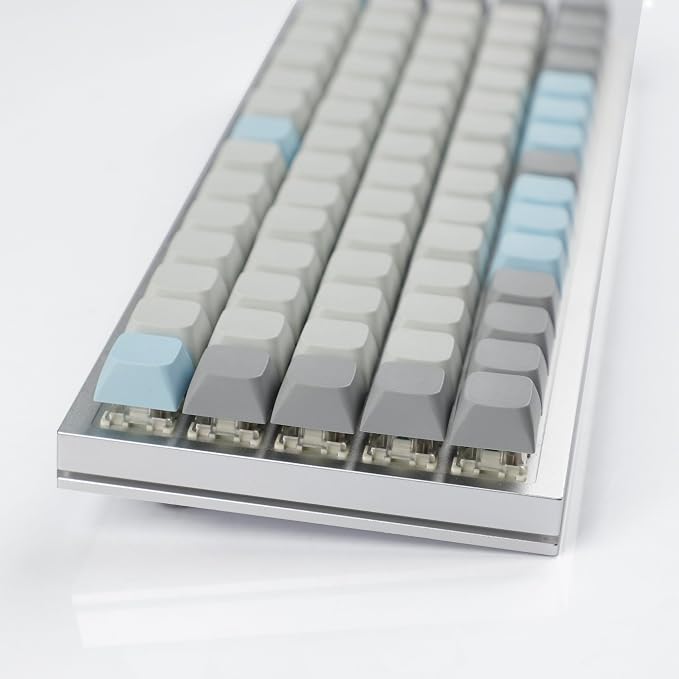 YMDK XDA DSA Blank PBT Keycaps Suitable for Ortholinear Layout MX Keyboard XD75 ID75 Split36 Split46 Planck Preonic Niu40 (Only Keycap)