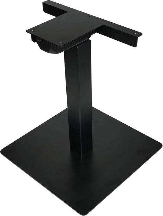 PROGRESSIVE AUTOMATIONS Height Adjustable Single Desk Frame - DIY Small Electric Standing Desk Bar Table Lift, 25.5" Stroke, 180 lbs Force, FLT-01 Black
