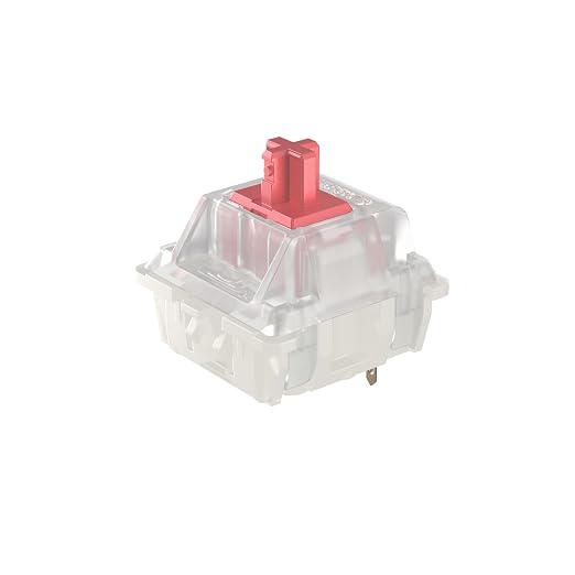 CHERRY MX2A RGB Silent RED Switch Kit, 36 Mechanical Keyboard Switches, for DIY, Hot Swap or Gaming Keyboard, Linear Switch with No Click, Smooth & Quiet