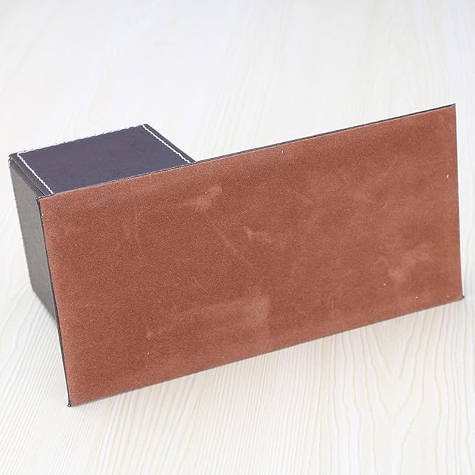 PU Leather Desk Organizer and Accessories, Pencil Holder for Desk with Business Cards Stand, School Office Supplies Collection Caddy Brown