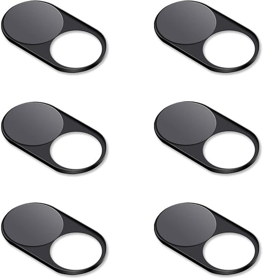 CloudValley Upgrade Magnetic Webcam Cover, [6-Pack] 0.023 inch Metal Camera Cover Slide for Mac, iPad, MacBook Pro, MacBook Air, Laptops, PC/Computer, Tablets, Web Blocker Protect Your Privacy