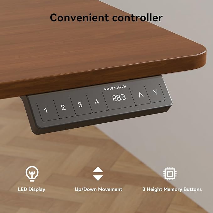 WALKINGDESK 63 Inches Height Adjustable L Shaped Standing Desk with 2 Drawers and Keyboard Tray, Electric Sit to Stand Home Office Comupter Table, Ergonomic Corner Gaming Desk, Black Walnut