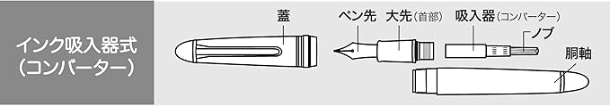 Sailor Fude De Mannen - Stroke Style Calligraphy Fountain Pen - Bamboo Green - Nib Angle 55 Degrees (11-0127-767)