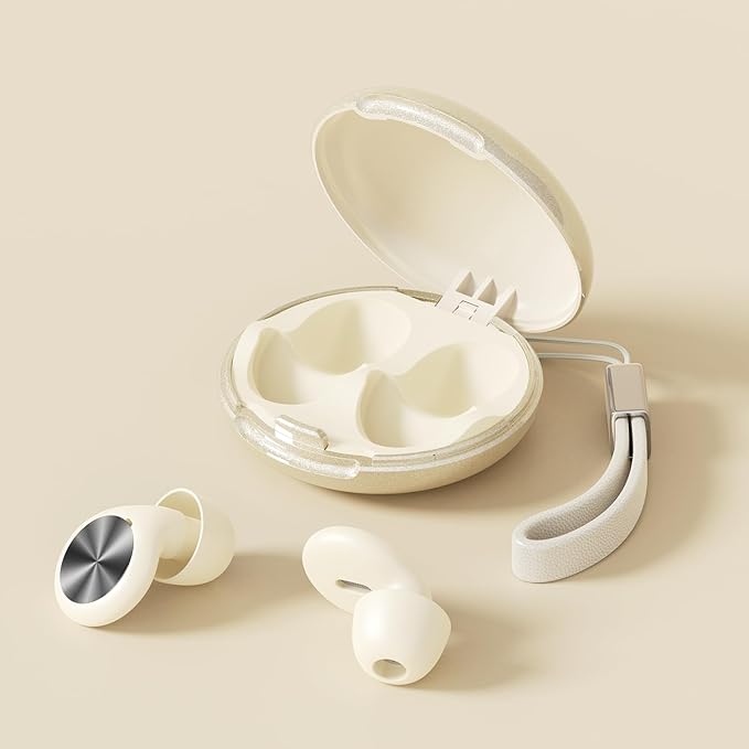 Ear Plugs for Sleeping Noise Cancelling, Soft for Concert, 20~30dB Reusable for Noise Reduction with 8 Ear Tips, Silicone Hearing Protection Earplugs for Sleep, Work