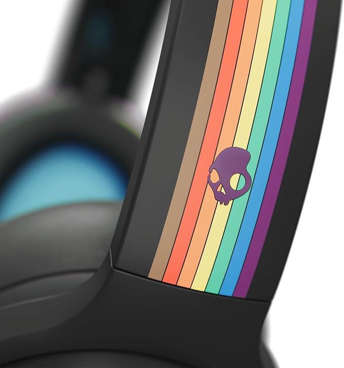 Skullcandy Crusher ANC 2 Wireless Over-Ear Bluetooth Headphones with Multi-Sensory Bass, Active Noise Cancelling, Up to 60 Hours Battery, Microphone for iPhone Android - All Love 2026