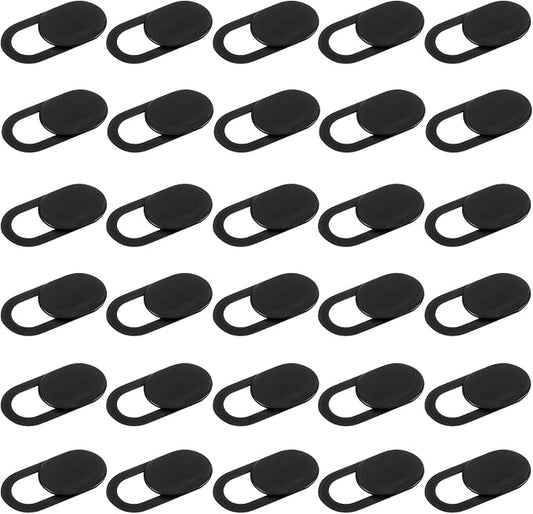 30Pcs Webcam Cover, Camera Privacy Cover Slide, Phone Laptop Camera Computer Cameras Covers Slide, Webcam Covers for Laptops Protect Your Privacy Security Fits Most Laptop, Desktop, Smartphone