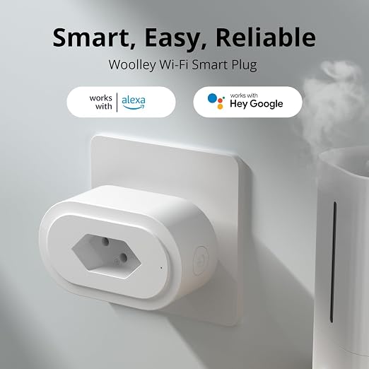 Smart Plug Compatible with Alexa and Google Home, WiFi Smart Outlet Socket Remote Control Timer Function, Only 2.4GHz Network