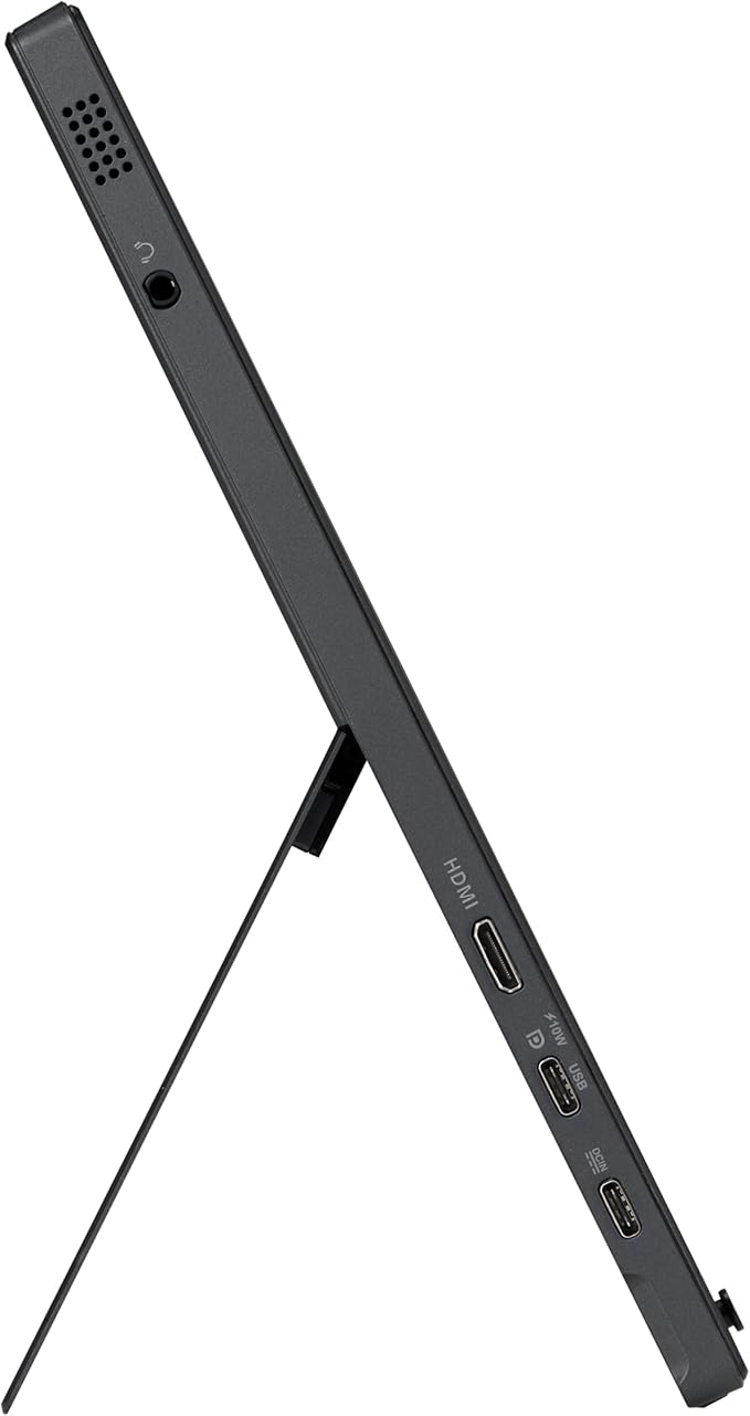 ASUS ZenScreen Touch 16” USB-C Portable Monitor (MB16AMTR) - Full HD, IPS, Built-in Battery, Kickstand, Tripod Socket, Eye Care, Compatible with Laptops, Smartphones and Game Consoles, 3 yr Warranty