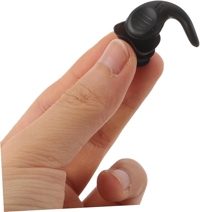 Silicone for Noise Reduction and Hearing Protection, 1 Pair with Storage Case, Anti-Noise for Sleeping, Studying, Concerts, and Industrial Use in Black Style