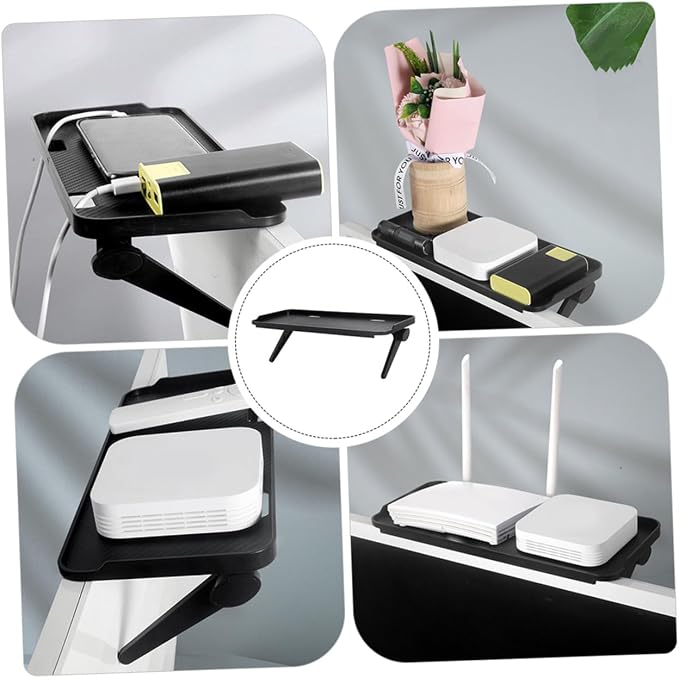 Monitor Top Storage Rack No Perforation Design for Desk Displays Space Saving for Enhanced Storage Compatible with Flat Screen and Monitors