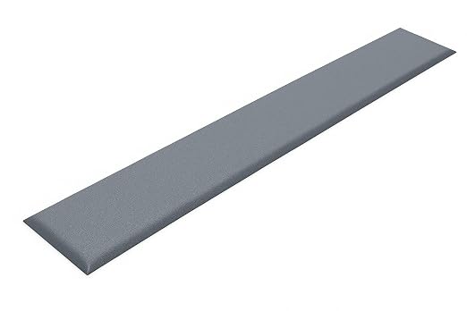 Guardian 24031201GY Soft Step Anti-Fatigue Floor Mat, Vinyl, 3'x12', Grey