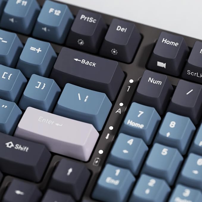 RK ROYAL KLUDGE RK98 Wireless Mechanical Keyboard, Triple Mode 2.4G/BT5.1/USB-C Hot Swappable Keyboard with Number Pad, Pre-lubed Linear Switches RGB Backlit Gaming Keyboard, Software Support