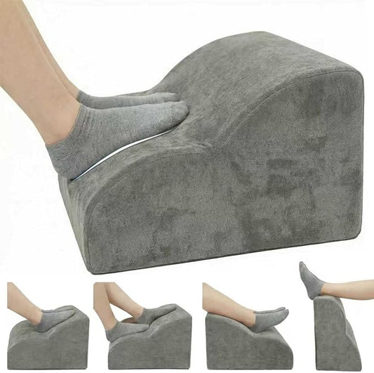 Foot Rest for Under Desk at Work, Ergonomic Foot Rest Under Desk, Desk Foot Rest&Foot Stool Under Desk with Removable Washable Cover,Footrest for Under Desk Office Chair/Gaming Chair/Sofa, Light Gray