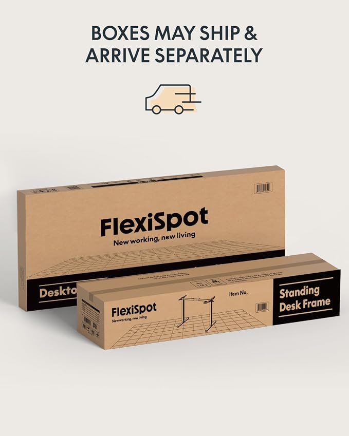 FLEXISPOT 71x32 Inch Electric Large Standing Desk for Home & Office, Spacious Splice Board Desk with Cable Management & Organizer, Cup Holder & Hook, Black Walnut
