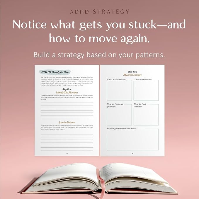 The ADHD Planner for Adults - Undated Daily & Weekly ADHD Journal for Disorganized People, 90 Days - Habit Tracker, Record Emotions & Mood - Academic Goals - Structure & Focus for Adults Brains