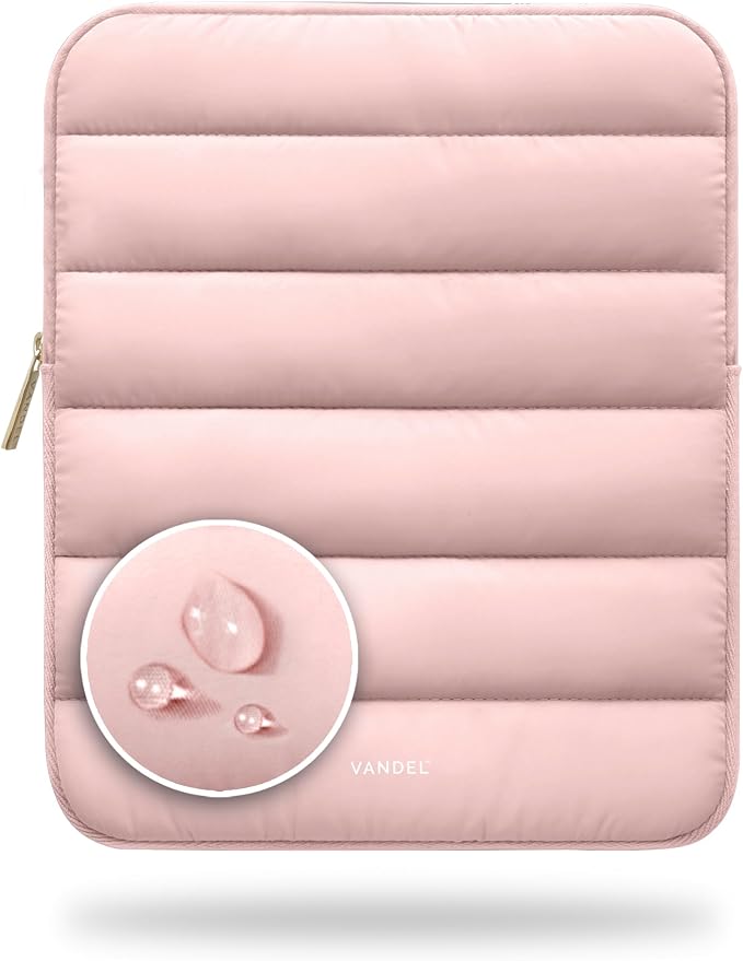 Vandel - The Original Puffy iPad Sleeve 9-11 Inch Tablet Sleeve, Pink i Pad Case for Women and Men, Cute iPad Air Pouch, 9 10 Inch, 11 Inch Bag