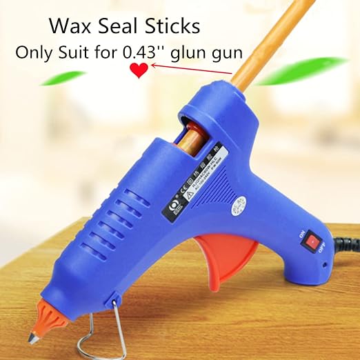 Red Wax Sealing Sticks, ONWINPOR 10pcs Glue Gun Wax Seal Sticks for Wax Seal Stamp, Letter Sealing Wedding Invitations, Cards Envelopes (Red)