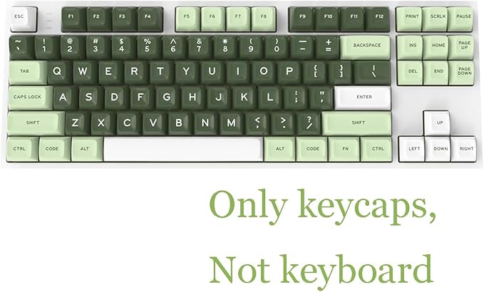 Guffercty kred SA Profile PBT Keycaps,173 Set Double Shot Durable Keycaps for Custom Mechanical Keyboard Mod Fit 60% 100% Layout for Gamers Typists (Salon Style)