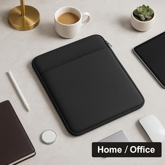Laptop Sleeve for MacBook Neo/Air/Pro 13 inches A18/M5/M4/M3/M2/M1 Chip 2026-2020 A3404 A3449 A3240 with 2 Pockets Tablet Bag Case Accessories