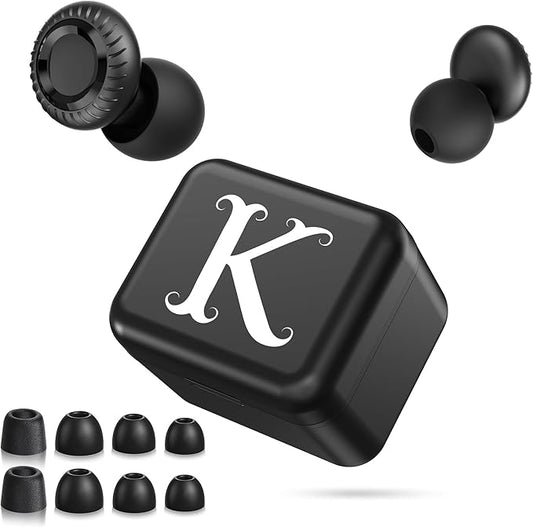 Ear Plugs, Ultra-Comfy Reusable Noise Reducing Earplugs for Sleep, Silicone Concert Ear Plug+8 Tips for Deep Focus, Travel & Sensitivity | Flexible Hearing Protection, Valentine’s Day Gifts for Women