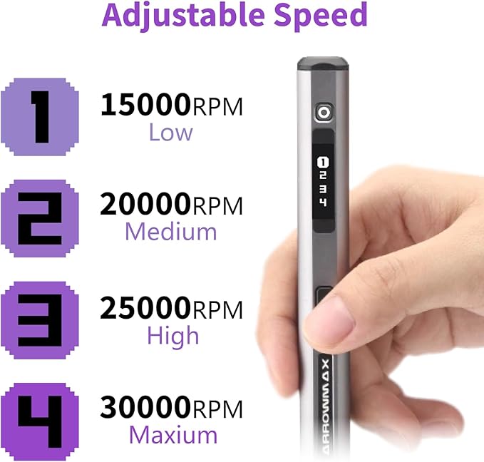 Mini Engraving Pen: Ultimate Cordless Portable Tool for Artists & DIYers - Engrave 50+ Surfaces - Beginner Friendly - Engraving Pen for Bead, Metal, Wood, Glass and Plastic