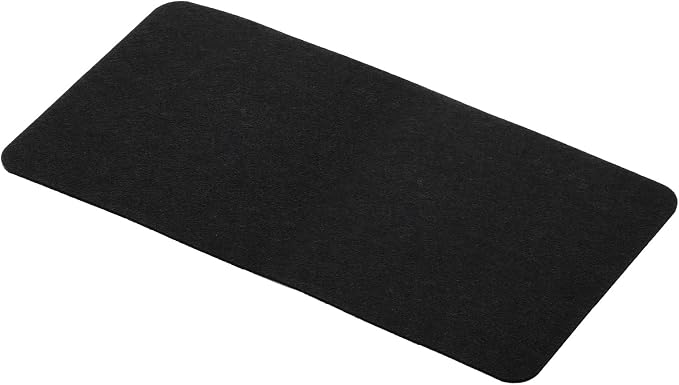 PATIKIL 24"x12" Desk Mat Protector, Felt Dual Side Desktop Pad Writing Mat for Office Home, Black