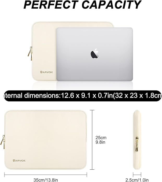ARVOK Laptop Sleeve Case,Waterproof Notebook Cover for MacBook Air MacBook Pro inch, Computer Carrying Bag