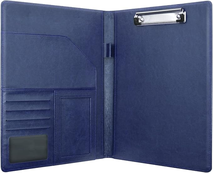 Business Portfolio Folder for Men Women, Padfolio Cover, Conference/Resume/Legal Document Organizer with Letter/A4 Size Clipboard Hardboard, Business Card Holders, Document Sleeve, Mandala