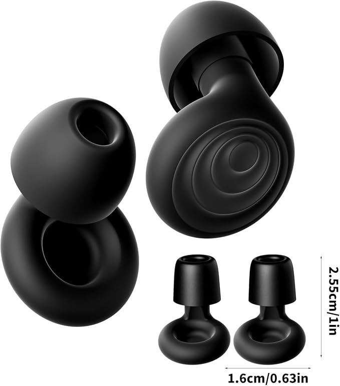 Multipurpose Silicone Ear Plugs with Advanced Noise Reduction Enhancing Focuses by Minimizing Distractions 1 Pair Work Ear Plugs for Offices