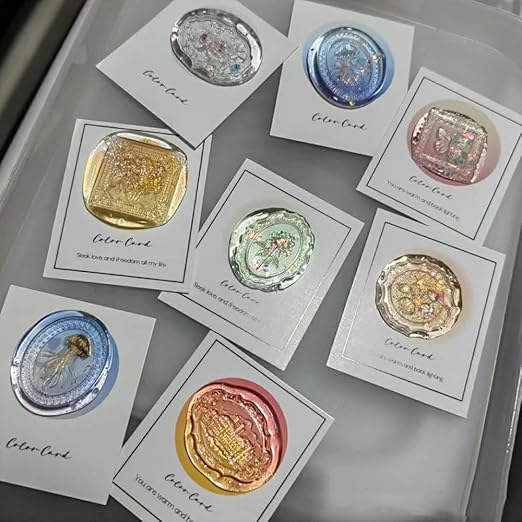 7pcs Vintage Wax Stamp Seal Kit,Wax Seal Stamp Head and Wooden Handle,Butterflies Rose Flower Sealing Wax Stamp,Wax Seal Kit for Wedding Invitations Envelopes Thanksgiving Card Gift Packing