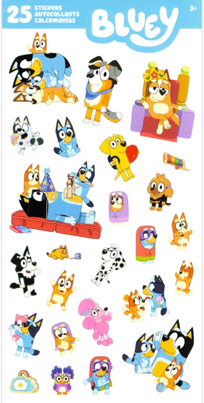Bluey School Supplies for Kids - 11 Pc Themed School Supplies Bundle Includes Bingo Folders, Notebook, Notepad, Pencils, More Plus Stickers | Bluey Classroom Supplies