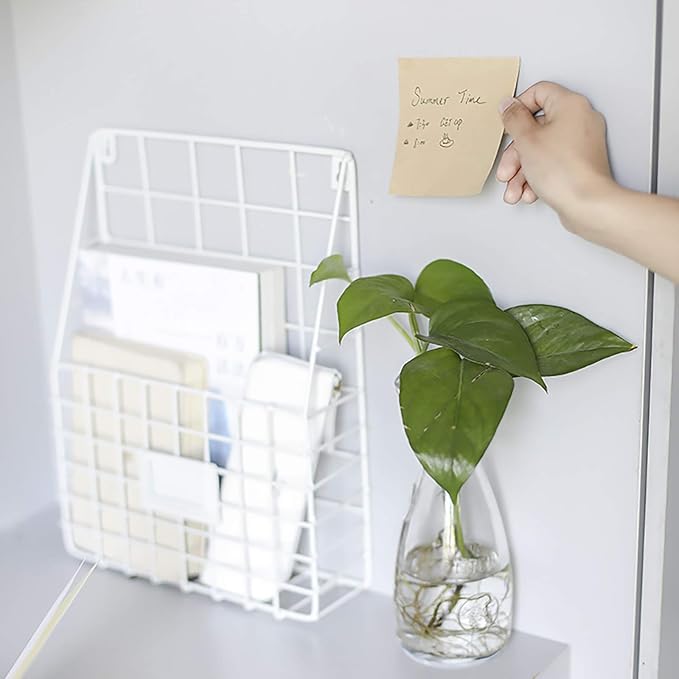 VANRA Sticky Notes 4 x 4-Inches Self-Stick Note Cube Memo Pads Strong Adhesive, 400-Sheets/Cube (Kraft Brown)