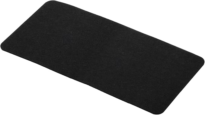 PATIKIL 28"x13" Desk Mat Protector, Felt Dual Side Mouse Pad Writing Mat for Office Home, Black