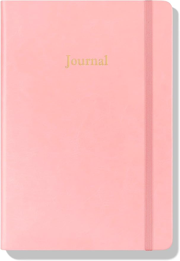 Wykeham's Executive 2026 Undated Daily Journal Planner – Customization Available (Rose, 8.5"×5.5")