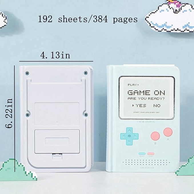 365 Days Undated Daily Planner A6 Mini Thick Notebook Pocket Agenda School Diary One Page Per Day Game Life Journal Notepad Gifts