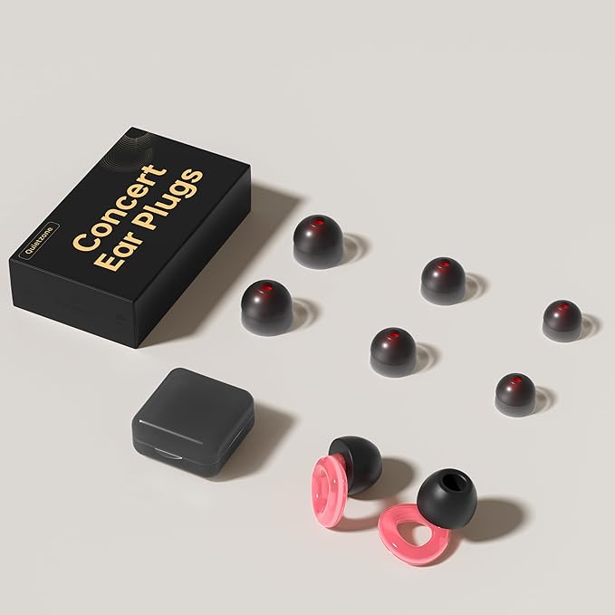 Ear Plugs for Concerts, 𝟐𝟎𝟐𝟔 𝐔𝐩𝐠𝐫𝐚𝐝𝐞 High Fidelity Hearing Protection for Rave、Festival、Musicians、Travel, Soft Silicone EarPlugs for Concerts、Work,30 dB Noise Reduction Gifts for Everyone