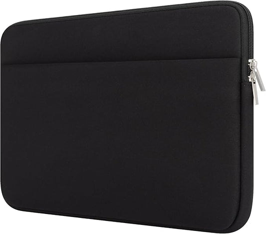 13 Inch Laptop Sleeve Portable Carrying Case with Front Pocket Padded Computer Pouch Cover Compatible with MacBook Air 13.6 Inch M4 M3 M2 2025-2022, 14 Inch MacBook Pro M4 M3 M2 M1, Black