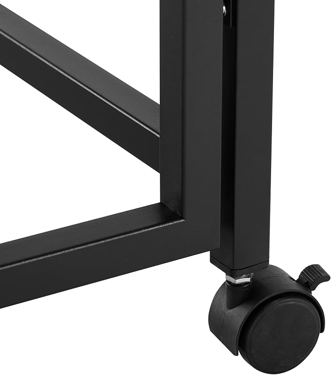 Small Folding Desk 31.5 Inch Foldable Computer Desk for Small Spaces Sturdy Portable Writing Desk for Home Office Study Bedroom Black 80x40cm