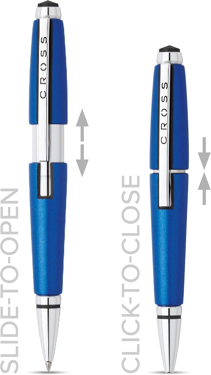 Edge Pen, 0.7mm, MBlue, Black