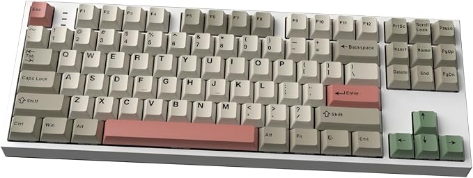 Fogruaden PBT Keycaps Set, Cherry Profile Custom Keycap for Mechanical Keyboard Keycaps(9009)