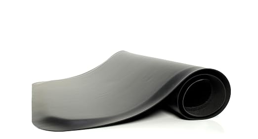 Guardian 44031235 Pro Top Indoor Anti-Fatique Floor Mat, Rubber, 3'x12', Black