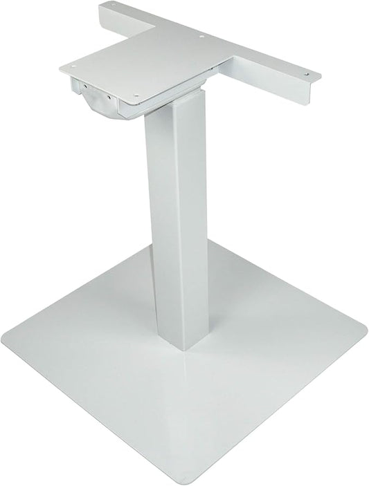 PROGRESSIVE AUTOMATIONS Height Adjustable Single Desk Frame - DIY Small Electric Standing Desk Bar Table Lift, 25.5" Stroke, 180 lbs Force, FLT-01 White