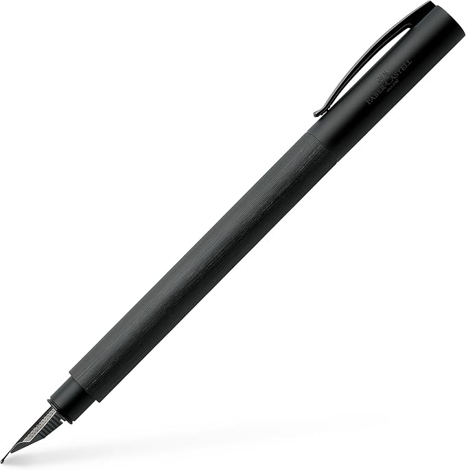 Faber-Castell Ambition Fountain Pen, All Black - Fine