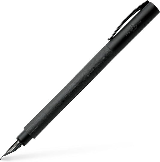 Faber-Castell Ambition Fountain Pen, All Black - Fine