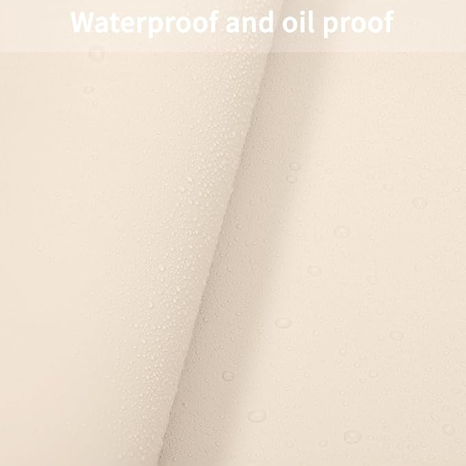 Desk Pad - 14x45 Inch Waterproof Easy to Clean Can Conceal Flaws Protector The Table Top from Scratches Used for Coffee Table Office Table Dresser(Beige+Light Gray 14x45)