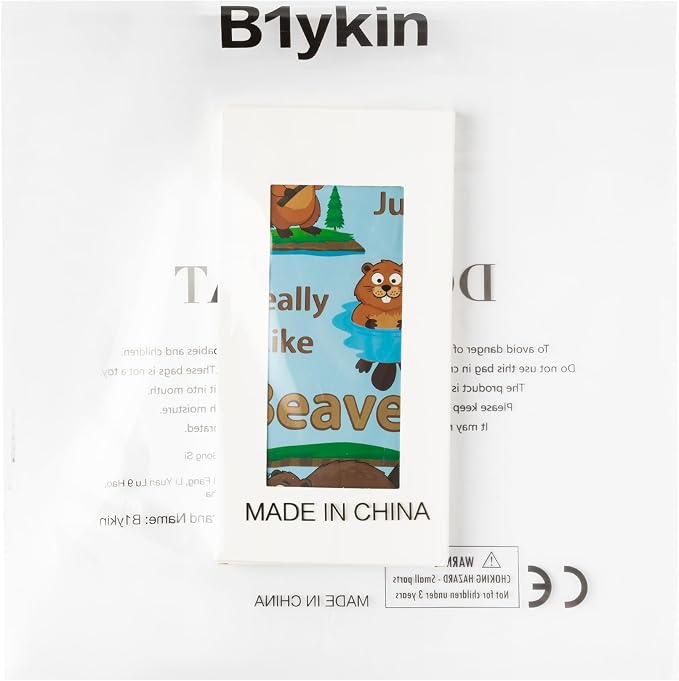 B1ykin Cute Sticky Notes Set - I Just Really Like Beaver Self-Stick Notes Pad, 550 Sheets Writing Memo Pages Sticky Notepad for Teacher Appreciation Gifts, School Office Supplies (Beaver)