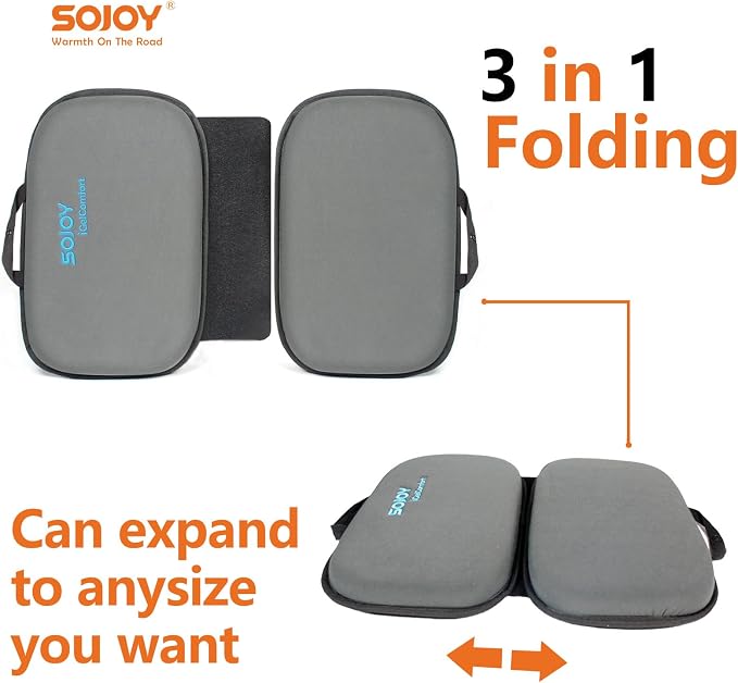 Sojoy 3 in 1 Gel Seat Cushion (Darkgray)