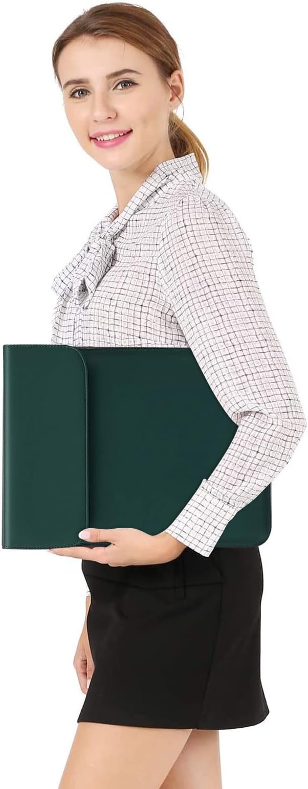 MOSISO Laptop Case 13.3 inch, 13-13.3 inch Laptop Sleeve Compatible with MacBook Neo 13 A18 Pro A3404 /Air 13/Pro 13/Pro 14 M5 M4 M3 M2 M1, Faux Suede Leather Case with Small Bag, Peacock Green